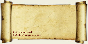 Ivana Bošnjaković vizit kartica